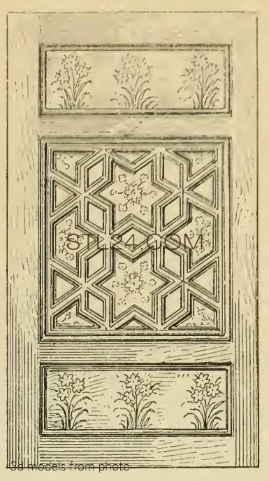 Панели резные (CARVED PANEL_0690 -  | 3D model 3DSMAX / OBJ / STL) 3D модель для ЧПУ станка